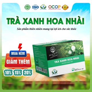 Trà Xanh Hoa Nhài Chống Lão Hoá Hộp 30 Túi Lọc Siêu Thị Thiên Nhiên
