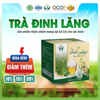 Trà Đinh Lăng hộp 30 Túi Lọc x 3Gram Siêu Thị Thiên Nhiên