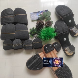 Cặp Đế Cao Su Cao Cấp Đóng Guốc Trước - Sau Kèm Đinh