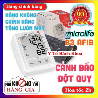 MÁY ĐO HUYẾT ÁP MICROLIFE B3 AFIB ADVANCE- CẢNH BÁO ĐỘT QUỴ - (MẪU MÃ MỚI) - BẢO HÀNH 05 NĂM 01 ĐỔI 01