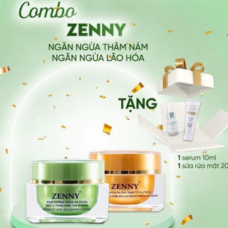Bộ Kem Zenny chính hãng Sáng Da Ngừa Thâm Nám Tặng Kèm Serum và Son Môi
