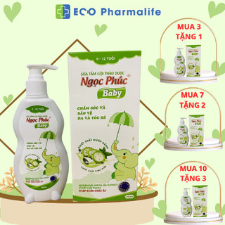 Sữa tắm thảo dược Ngọc Phúc êm dịu làn da cho bé