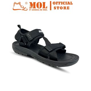 Sandal nam Rova quai chéo RV965B màu đen