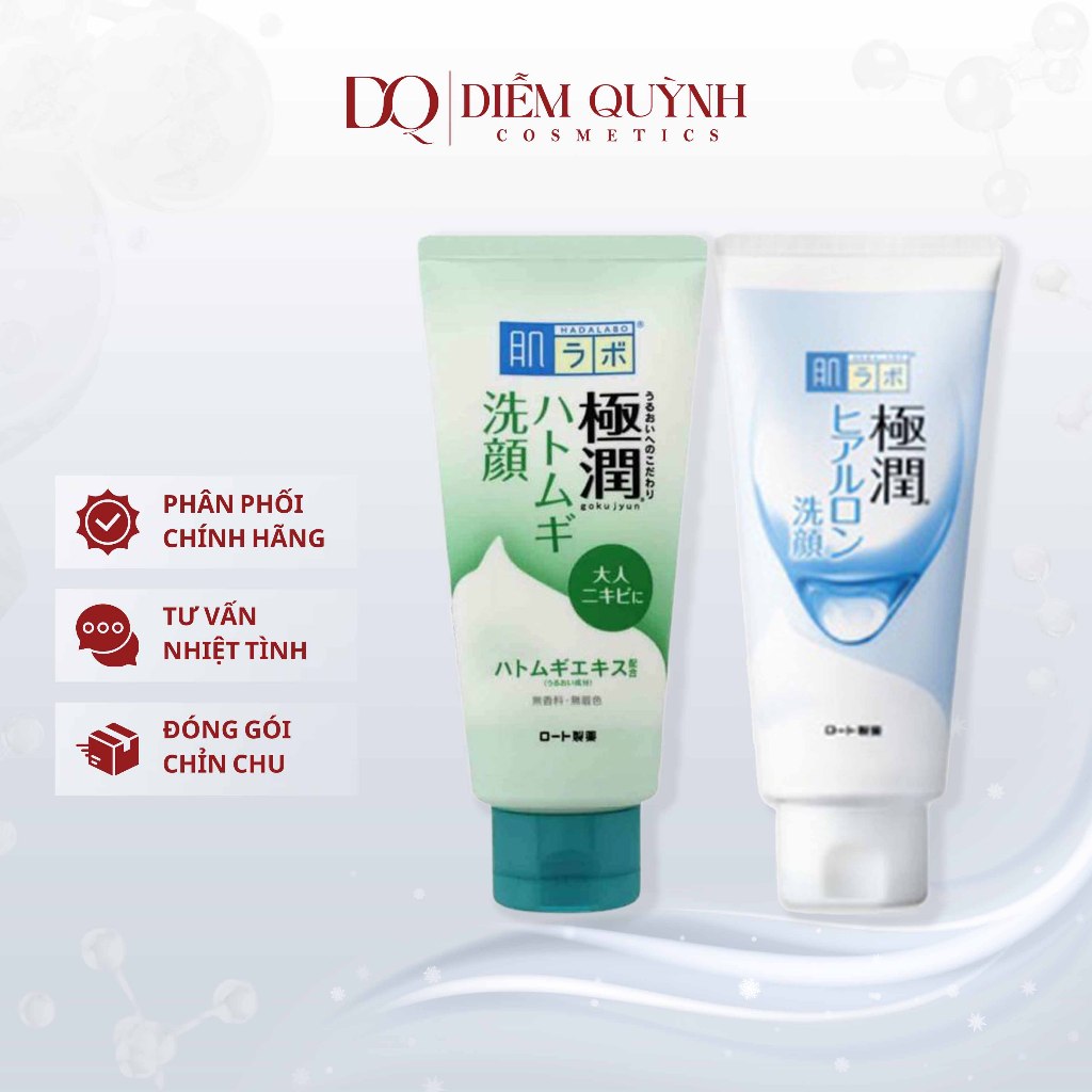 Sữa rửa mặt tạo bọt Hadalabo Nhật Bản