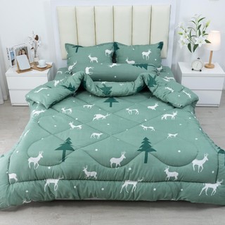 Set phao 5 món bao gồm( 1 chăn phao+1 ga trải giường+2 vỏ gối đầu+1 vỏ ôm) đủ size m6 m8 2m2