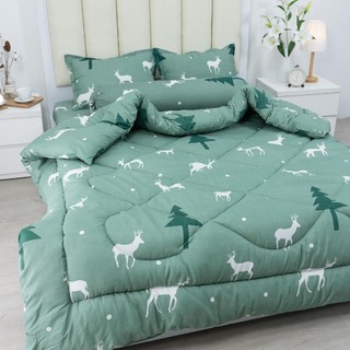 Set phao 5 món bao gồm( 1 chăn phao+1 ga trải giường+2 vỏ gối đầu+1 vỏ ôm) đủ size m6 m8 2m2