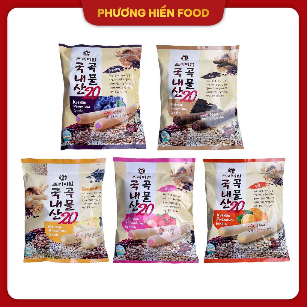Bánh 20 loại hạt cao cấp Hàn Quốc 150g và 180g