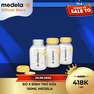 Bình trữ sữa | Medela bộ 3 bình 150ml