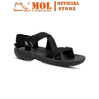 Sandal nam Rova quai chéo RV937B màu đen