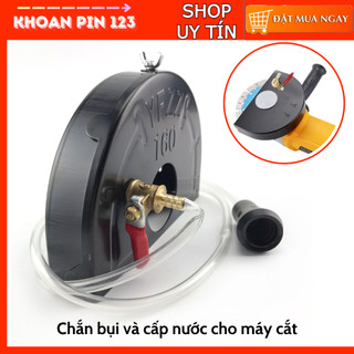 Tấm Chắn Mài góc Không Bụi size lớn 160mm, Tấm Chắn Bảo Vệ Cắt Rãnh Với Van Nước Có Thể Điều Chỉnh