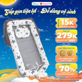 Đệm Ngủ Cho Bé BAFABY Nôi Ngủ Chung Giường Cho Bé Gấp Gọn An Toàn Chống Giật Mình Tặng Kèm Gối Chống Bẹp Đầu - 358