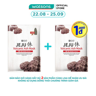 Mặt nạ jeju se khít lỗ chân lông snp jeju volcanic ash mask 22ml