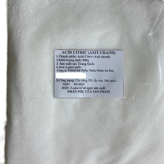 Axit chanh, bột chanh - 500g