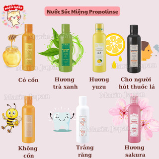 Nước Súc Miệng Propolinse Nhật Bản 600ml Thảo Dược Đủ 6 Loại