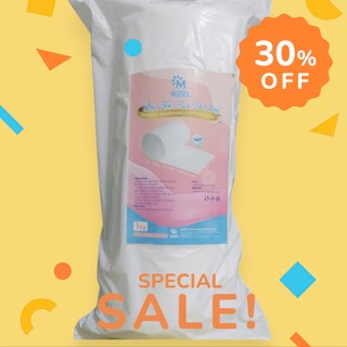 Bông Gòn Công Nghiệp Mirra đa năng. Cuộn 1 kg hàng mới mềm mại tách lớp.