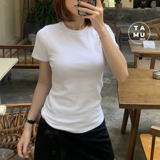 Áo Thun Ôm Body cổ Tròn Ngắn Tay Chất Gân Đẹp Có Size S M L tới 70kg F16+E16 LACA STORE | BigBuy360 - bigbuy360.vn