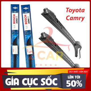 [GẠT MƯA Ô TÔ] Gạt mưa xe Toyota Camry gạt mềm không xương chính hãng Bosch ( Giá 1 đôi )