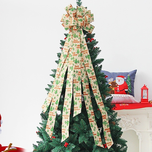 Nơ Lớn NV16 Treo Trang Trí Cây Thông Noel Phụ Kiện Decor Giáng Sinh