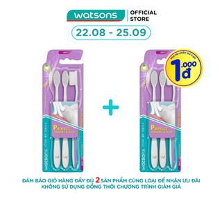 Bàn Chải Đánh Răng Watsons Gentle Soft Toothbrush 3 cây