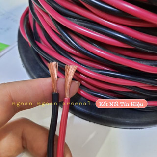 Dây loa đỏ đen rời có thể tự Diy, tết dây theo nhu cầu sở thích-hàng nhập khẩu
