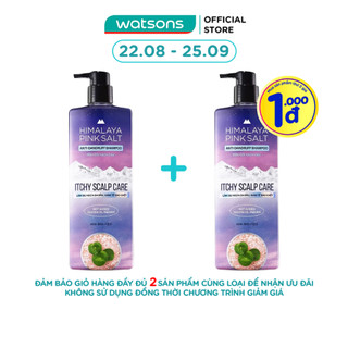 Dầu gội sạch gàu muối hồng himalaya chăm sóc da đầu ngứa itchy scalp care 650ml