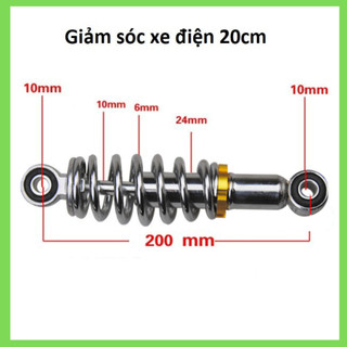 1 đôi lò xo giảm xóc 200mm cho xe đạp điện
