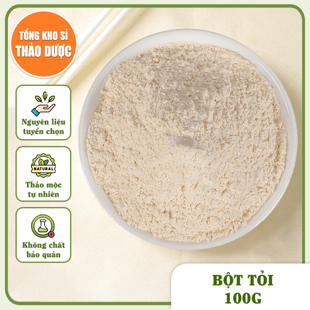 Bột tỏi 100g, garlic Powder, thơm, mịn, nguyên chất, gia vị tẩm ướp đồ nướng, nấu ăn