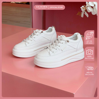Giày thể thao nữ hà huyền trơn tem shoes cao 8cm - tt675