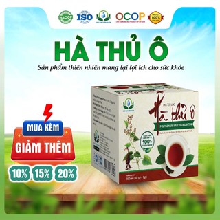 Trà Hà Thủ Ô hộp 30 Túi Lọc x 3Gram Siêu Thị Thiên Nhiên