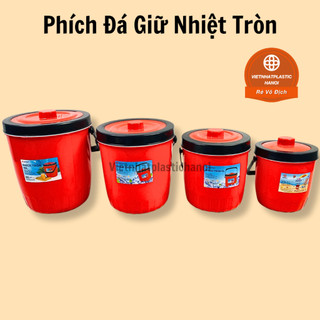Phích đá, phích giữ nhiệt tròn 3L,5L,7L Việt Nhật chất lượng cao (số lít là kích thước cả vỏ ngoài)