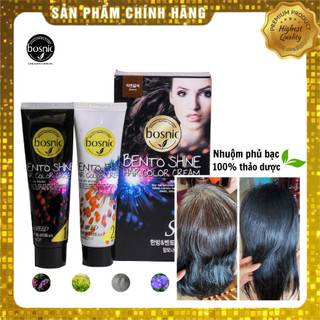 Kem Nhuộm Phủ Bạc Bento Shine BOSNIC 100ML