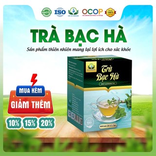 Trà Lá Bạc Hà Hộp 30 Túi Lọc Siêu Thị Thiên Nhiên