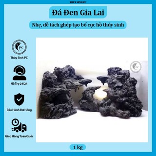 1kg đá đen Gia Lai trang trí bể thủy sinh cá cảnh