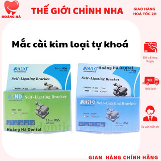 Mắc cài kim loại tự khoá chính hãng KND mắc cài tự buộc