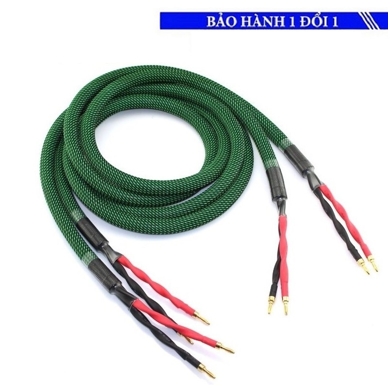 Dây loa MCINTOSH 4 lõi đồng cao cấp jack hoa chuối dài 1.5m - Dây loa MCINTOSH 4 lõi đồng mạ bạc cao