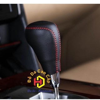 Bọc da cần số Toyota Rush (AT) da tự nhiên