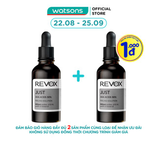 Tinh Chất Revox B77 Just AHA Acids 30% Peeling Solution Tẩy Tế Bào Da Mặt 30ml