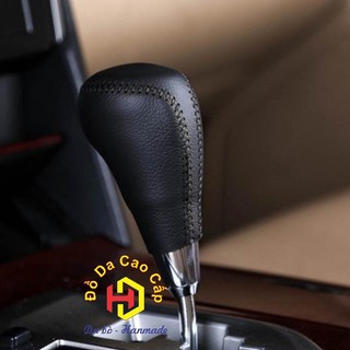 Bọc da cần số Toyota Rush (AT) da tự nhiên