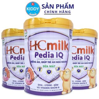 Sữa tăng cân HC MILK PEDIA dinh dưỡng chuyên biệt cho trẻ biếng ăn, chậm lớn 900g