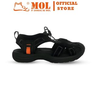 Sandal nam Vento bít mũi NV7606BB màu đen full có big size 44 45