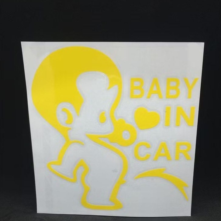 miếng dán decal dán xe hơi BABY IN CAR