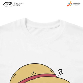 Áo thun Unisex One Piece Luffy Chibi Cotton 100% ngắn tay