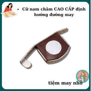 cữ nam châm canh lề để may vải thẳng nam châm bé