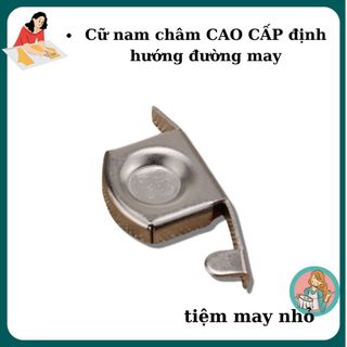 cữ nam châm canh lề để may vải thẳng nam châm bé