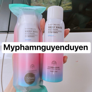 Xịt chống nắng,xịt trắng body, Maycreate Spring Moisturizing Spray
