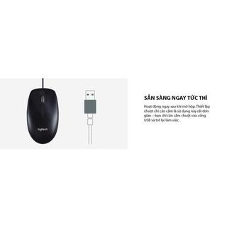 Chuột Văn Phòng Logitech B100 Chính Hãng - Bảo hành 12 tháng