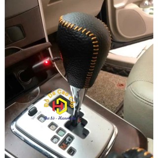 Bọc da cần số Toyota Rush (AT) da tự nhiên