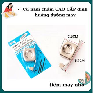 cữ nam châm canh lề để may vải thẳng nam châm bé