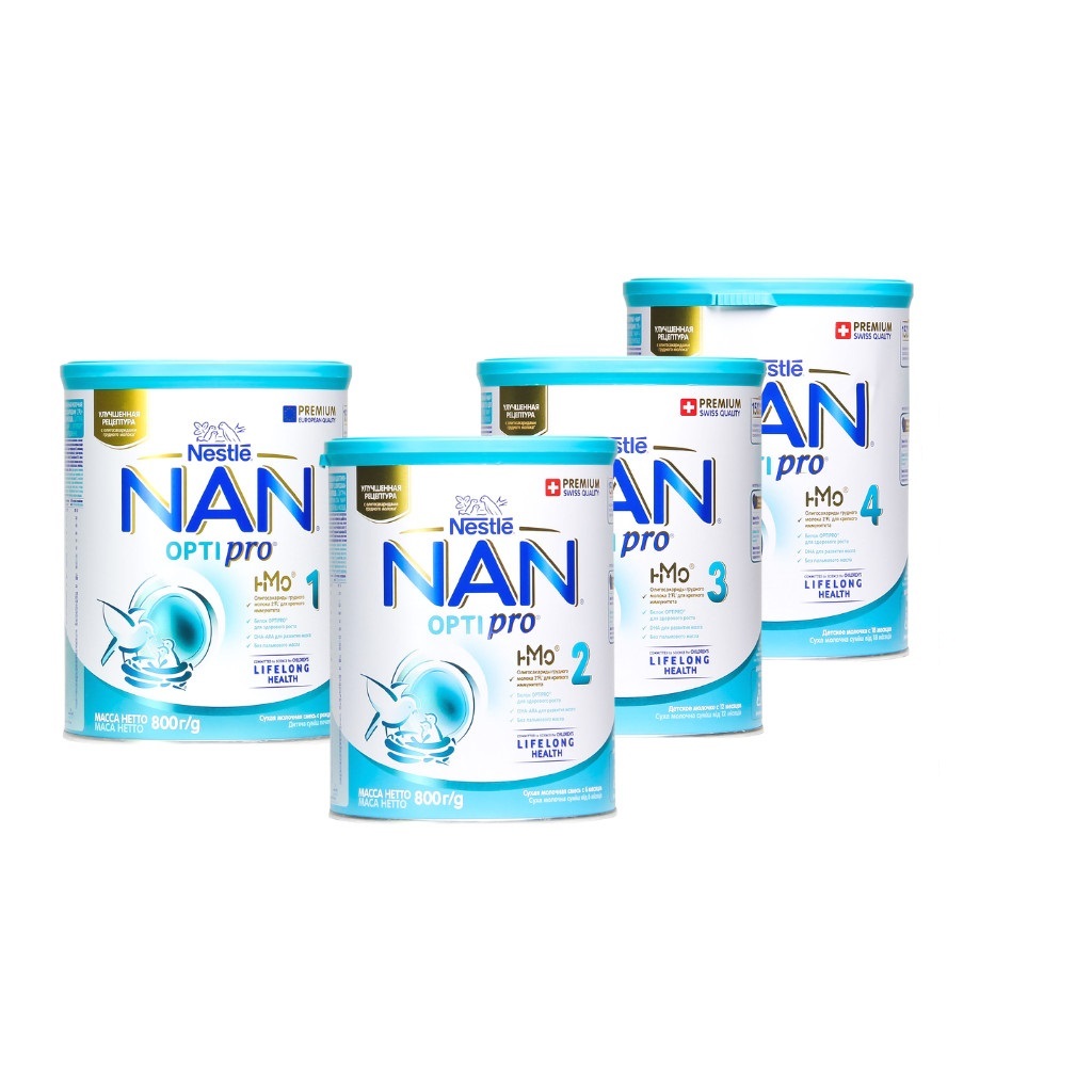 Sữa bột Netsle Nan Nga số 1,2,3,4 Lon 800g
