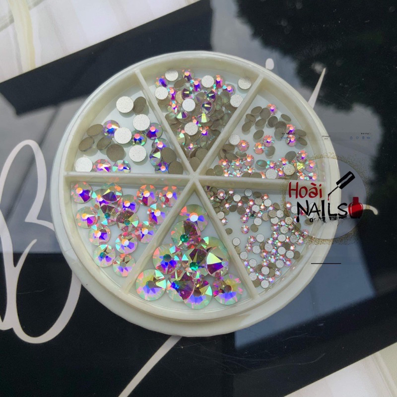 Đá swarovski màu AB bán lẻ size ( đá úc)
